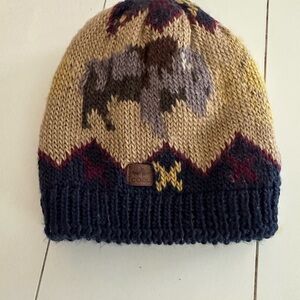 Coal fleece lined beanie one size,bison,outdoor,cabin,winter,warm